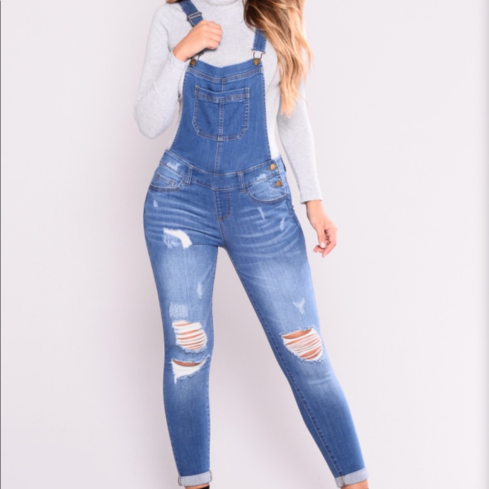 Medium Blue Wash overall